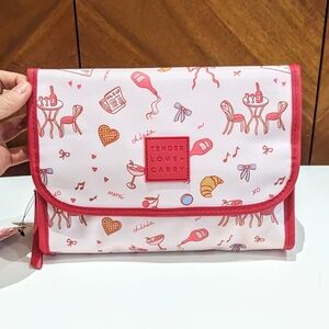 NEW Tender Love + Carry Fold Over Toiletry Weekender Cosmetic Bag